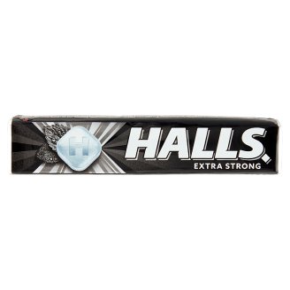 Halls extra erős mentol-eukaliptusz ízű töltetlen keménycukorka 33,5 g