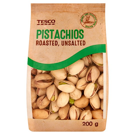 Tesco pörkölt, sótlan pisztácia 200 g
