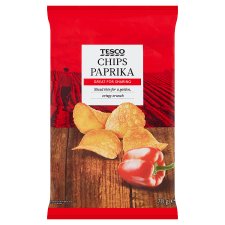Tesco paprika ízű burgonyachips 70 g