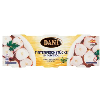 Dani tintahaldarabok olívaolajban 3 x 78 g