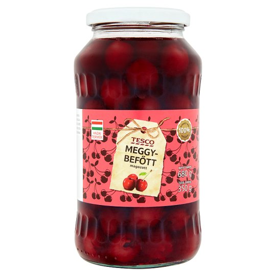 Tesco magozott meggybefőtt 680 g