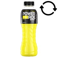 Powerade Lemon Non-Carbonated Isotonic Sports Drink with Sugar and Sweetener 500 ml