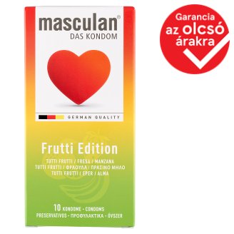 Masculan Special Edition aromásított színes gumióvszer 10 db