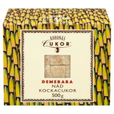 Koronás Cukor demerara nád kockacukor 500 g