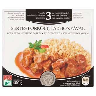 Gazsi sertés pörkölt tarhonyával 400 g