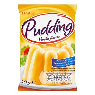 Tesco vaníliaízű pudingpor 40 g