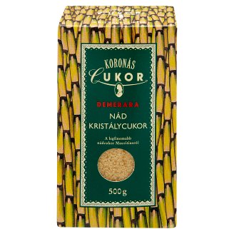 Koronás Cukor demerara nád kristálycukor 500 g