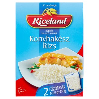 Riceland Konyhakész rizs 'A' minőségű hántolt hosszúszemű 2 x 125 g