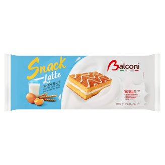 Balconi Snack al Latte kemencében sült édesipari termék tejes töltelékkel 10 db 280 g