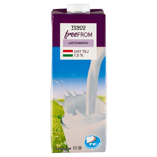 Tesco Free From UHT zsírszegény, laktózmentes tej 1,5% 1 l