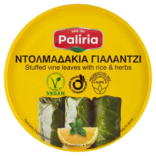 Palirria rizzsel töltött szőlőlevél 280 g