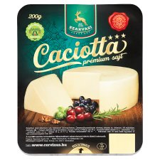 Szarvasi Caciotta kérgében érlelt félkemény sajt 200 g