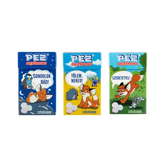 Pez Dextrose Licences vegyes gyümölcsízű szőlőcukor 30 g