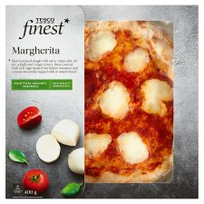 Tesco Finest Margherita mozzarella sajtos pizza 400 g