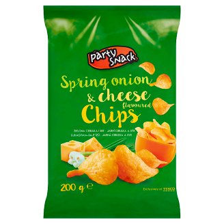 Party Snack újhagyma-sajt ízű burgonyachips 200 g
