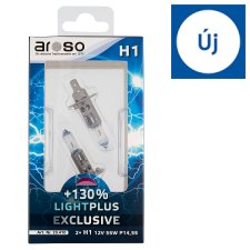 Aroso Lightplus Exclusive H1 12V 55W P14,5S Bulbs 2 db