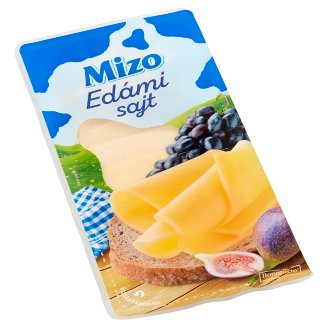 Mizo félzsíros, félkemény, szeletelt edámi sajt 125 g