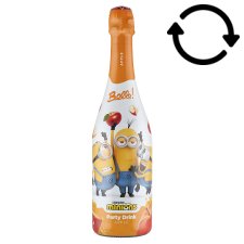 Bello! Minions Party Drinks alma ízű szénsavas üdítőital 750 ml