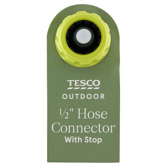 Tesco Outdoor Hose Connector with Stop 1/2" Tesco Online, Tesco From Home, Tesco Doboz