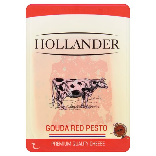 Hollander Gouda Red Pesto fűszeres, paradicsomosfokhagymás, félkemény