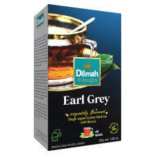 Dilmah Earl Grey Flavoured Ceylon Black Tea 20 Tea Bags 30 g
