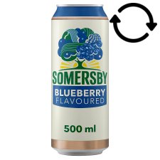 Somersby cider kék áfonya ízesítéssel 4,5% 0,5 l