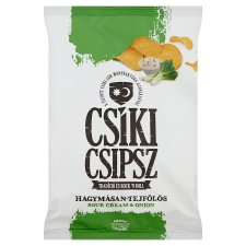 Csíki Csipsz Onion-Sour Cream Potato Chips 70 g