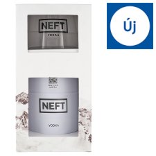 NEFT Vodka 40% 700 ml + ajándék pohár 