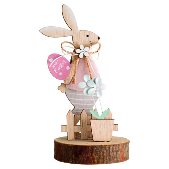 Easter Wood Rabbit in White 8 x 2 x 16 cm Boy - Tesco Online, Tesco ...