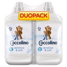 Coccolino Sensitive & Soft öblítőkoncentrátum 68 mosás 2 x 1700 ml