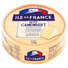 Ile de France Petit Camembert nemespenésszel érlelt zsíros lágysajt 125 g