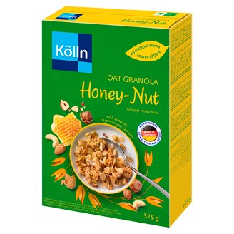 Kölln ropogós müzli teljes kiőrlésű gabonából mézzel és diókeverékkel 375 g