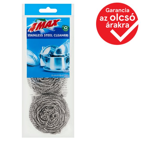 4MAX rozsdamantes acélsúroló 3 db