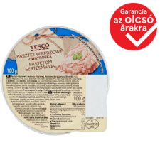 Tesco Pate with Pork Liver 100 g