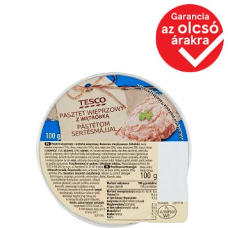 Tesco pástétom sertésmájjal 100 g