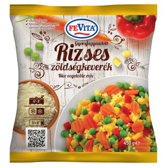Fevita gyorsfagyasztott rizses zöldségkeverék 450 g