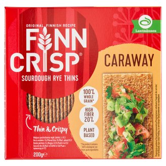 Finn Crisp vékony ropogós rozskenyér köménnyel 200 g