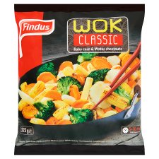 Findus Wok Classic gyorsfagyasztott enyhén fűszerezett wok zöldségkeverék 325 g