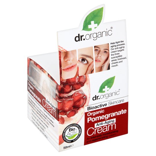 Dr. Organic Bioactive Skincare öregedésgátló nappali krém BIO gránátalmával 50 ml