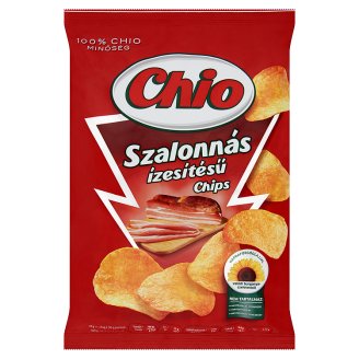 Chio szalonnás ízesítésű burgonyachips 75 g