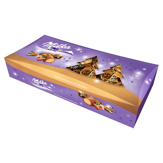 Milka alpesi tejcsokoládéval mártott marcipánízű szaloncukor 338 g
