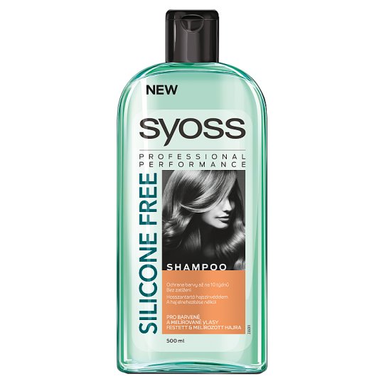 Syoss Silicone Free sampon festett, melírozott hajra 500 ml