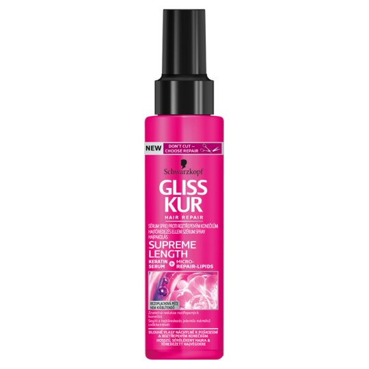 Gliss Kur spray hajpakolás Supreme Length 100 ml