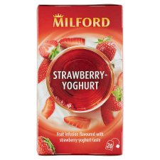 Milford Strawberry-Yoghurt eper-joghurt ízű gyümölcstea 20 filter 50 g
