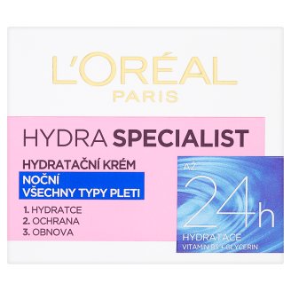 L'Oréal Paris Hydra Specialist éjszakai hidratáló ápoló minden bőrtípusra 50 ml