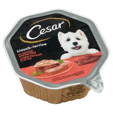 Cesar teljes értékű nedves eledel felnőtt kutyák részére zamatos marhával és májjal 150 g