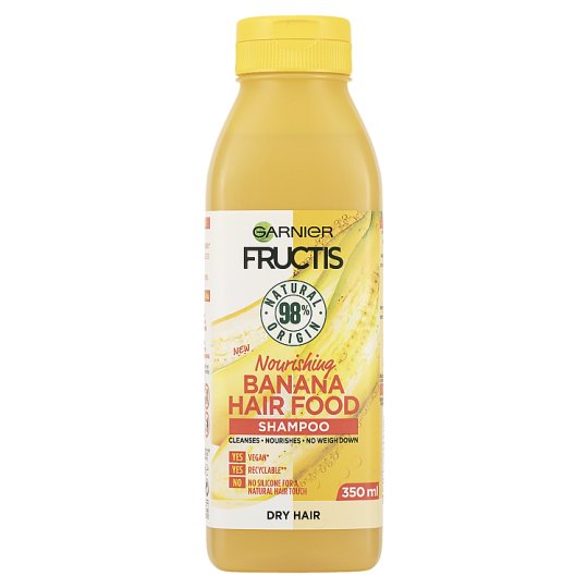 Garnier Fructis Hair Food Banana Shampoo 350 Ml Tesco Online Tesco From Home Tesco Doboz Webshop 8612