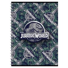 Jurassic World A5-ös spirál füzet 80 oldal