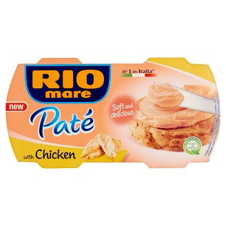 Rio Mare Paté pástétom csirkehússal 2 x 84 g
