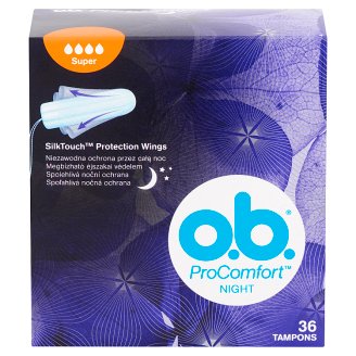 o.b. ProComfort Night Super tampon 36 db
